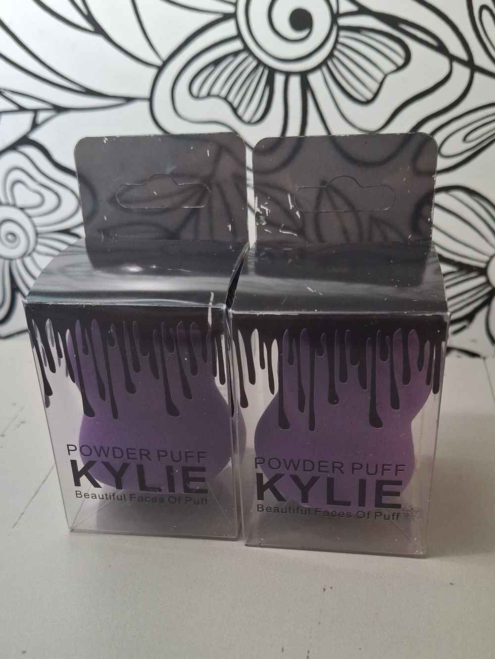 2 Kylie Purple Powder Puffs